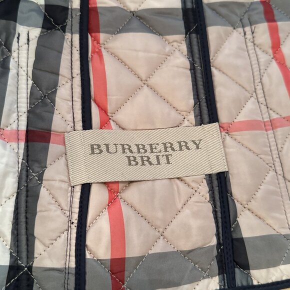 Authentic Burberry Brit Kencott Quilted Jacket in Dark Navy - Picture 13 of 15